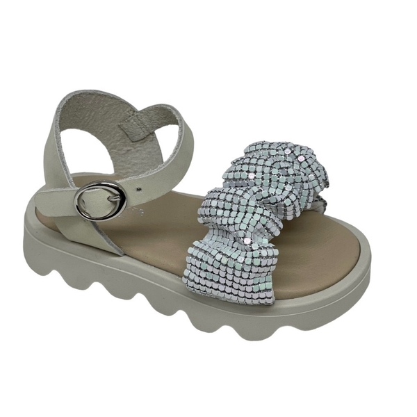 BABY WALKER SANDAAL BEIGE/MINT MAAT 23 tem 30 